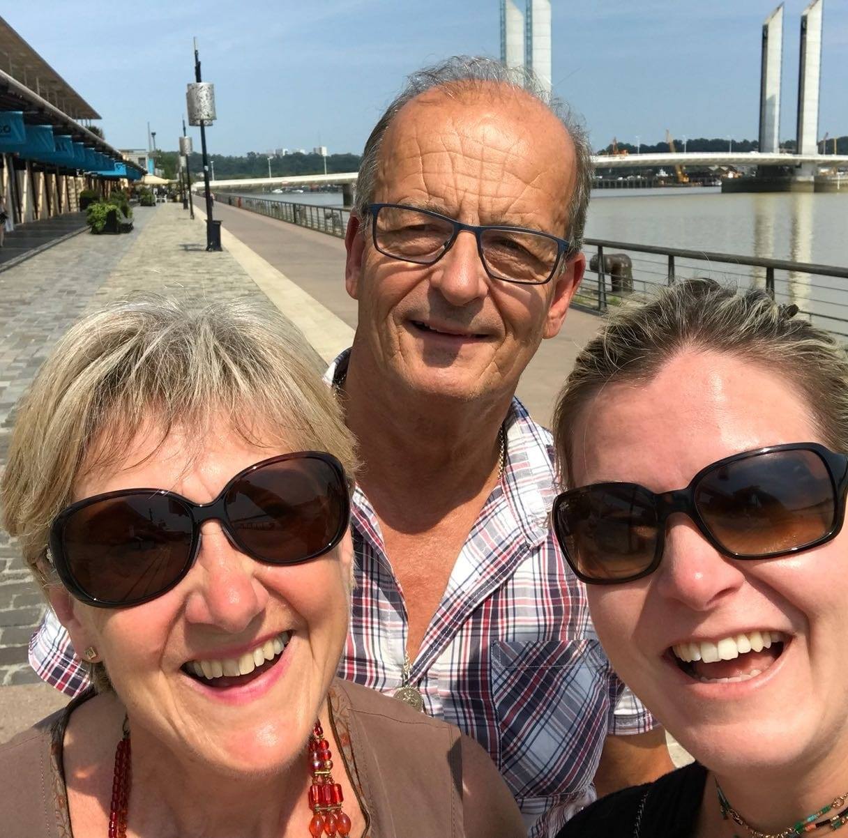 Graham and Sue Coverdale, owners and hosts of Maison Lajus holiday gîte since 2006, Pyrénées-Atlantiques South West France